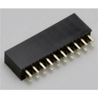 Conector Conrad Connettore femmina (standard) Numero di righe: 2 Poli per fila: 10 TC-2506300 1 pz. | Metálico - 1