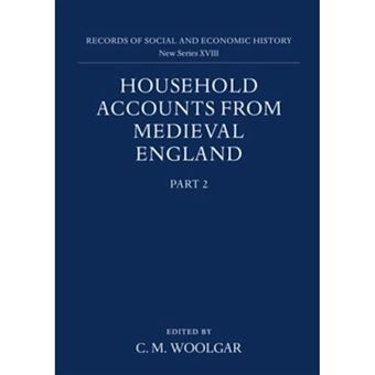Household Accounts from Medieval England - Hardback - 1993 - 1