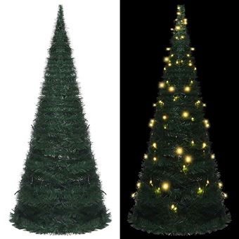 Árvore Natal pop-up artificial vidaXL | pré-iluminada | 150 cm | verde - 1