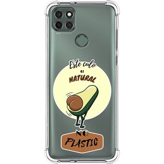 Capa Tumundosmartphone de silicone anti-choque para Motorola Moto G9 Power design com desenhos de bunda natural - 1