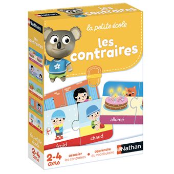 Brinquedo educativo Nathan La Petite École Les contraires - 1