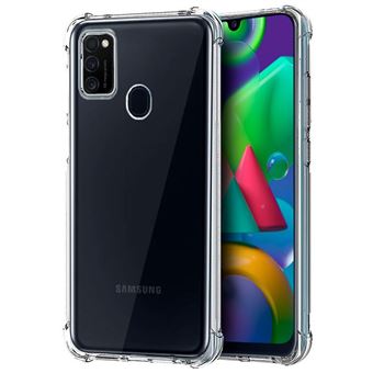 Capa traseira para Samsung M215 Galaxy M21 COOL em Gel com Cantos Reforçados Transparente - 1