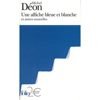 Une Affiche Bleue Et Blanche - 1