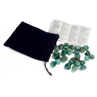 Green Aventurine Stone Runes - Mixed media product - 2011 - 1