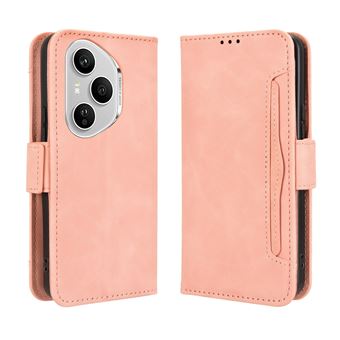 Capa FOXDOCK Protetora para Honor 400 Pro | Suporte e Flip de couro PU | À Prova de Choque | Rosa - 1