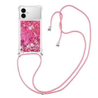 Capa FLOODKING para Samsung Galaxy S26 Edge  | Corda Ajustável | Proteção Anti-Queda | Proteção da Lente | Rosa - 1