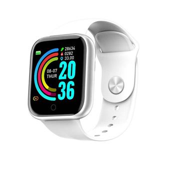 Smartwatch Trend 1.3'' | Frequência Cardíaca + Pedómetro + Distância (GPS) + Calorias + Monitor de Sono | Notificações de Chamadas | SMS | Notificações Bluetooth | Relógio + Alarme | Compatível com iOS e Android - Branco - 1
