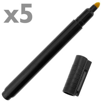 Caneta Detetor de Conta Falsa PrimeMatik para Euro Gbp Usd etc Pacote de 5 - 1