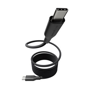 Cabo Usb PanzerGlass empower™ by PanzerGlass® Magnetic 240W USB-C to USB-C Cable | USB 2.0 | 1.5M | Space Black | Transparente - 1