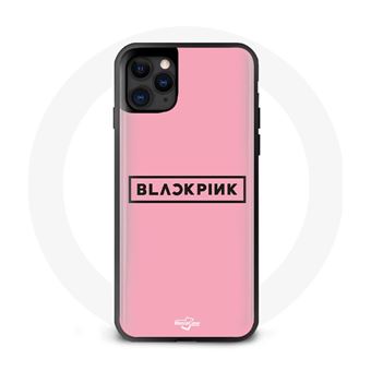 Capa Maniacase para Iphone 11 Pro Max Pretorosa Groupe de K-Pop Logotipo Fundo Rosa - 1