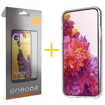 Pack 1 x Película de Vidro Temperado Full + Capa skyhe  Apple iPhone 15 Plus Gel Reforçado Transparente Clear - 1