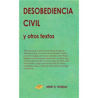 Desobediencia Civil Y Otros Textos - 1