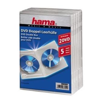Hama Double DVD Jewel Case, 5, transparent - 1