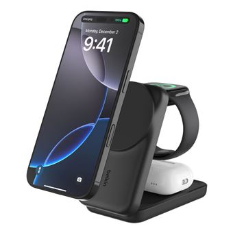 Carregador de Dispositivos Móveis Belkin Qi2 | Preto - 1