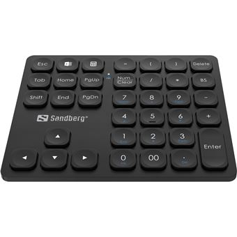 Teclado Wireless Sandberg Wireless Numeric Keypad Pro | Preto - 1