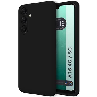 Capa de Silicone TUMUNDOSMARTPHONE Líquido Ultra Suave para Samsung Galaxy A16 4G/5G Preta - 1