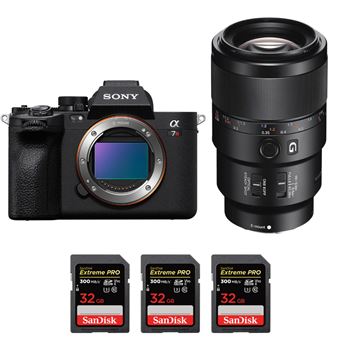 Sony A7R V + FE 90mm f/2.8 Macro G OSS + 3 SanDisk 32GB Extreme PRO UHS-II SDXC 300 MB/s + PDF MCZ DIRECT - 1