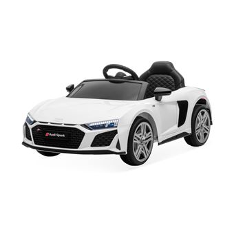 Carro elétrico para crianças sweeek audi r8 12v | 1 lugar | branco - 1