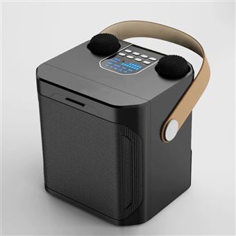 Coluna Subwoofer Klack com Microfone Duplo | Bluetooth | Mudança de Voz | 100W - Preto - 1