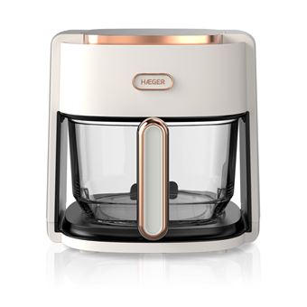 Air Fryer Haeger AF-G45.006A | 4 L | 1200 W | Bege, Dourado, Transparente - 1