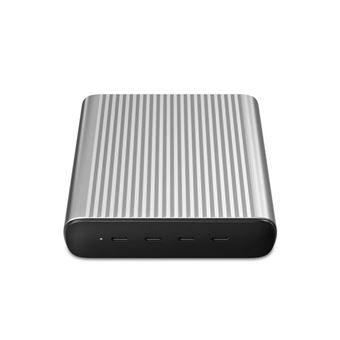 Carregador de Dispositivos Móveis HYPER 245W GaN Desktop Charger | Prateado - 1