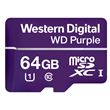 cartão de memória Western Digital Purple 64GB MicroSDXC Class 10 Roxo