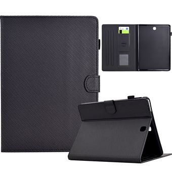 Capa ZURSANA para Samsung Galaxy Tab A 9,7 " SM T550/P550, | Fina em Pele PU | Suporte Multiangular para Cartões | Preto - 1