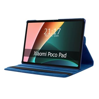 Capa TUMUNDOSMARTPHONE giratória 360 para Xiaomi POCO Pad 12.1 | Azul - 1