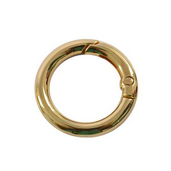 Argola Articulada Circulo | 19mm | Dourada | 6 Unidades - 1