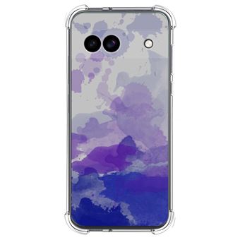Capa de Silicone Tumundosmartphone para Google Pixel 8a 5G anti-choque | Desenhos aquarela 09 - 1