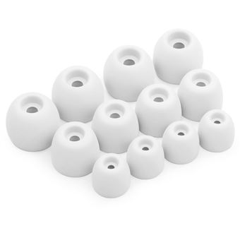 12 x Pontas Auriculares de Silicone Okuli para Fones de Ouvido Samsung Galaxy Buds 2 | Branco - 1