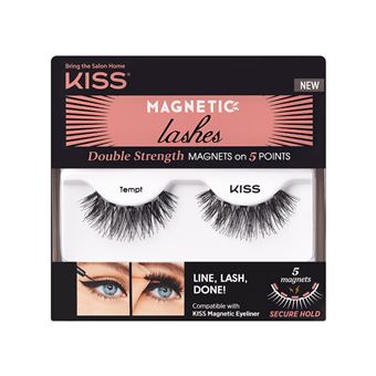 Pestanas Magnéticas KiSS Magnetic Lashes | Preto - 1