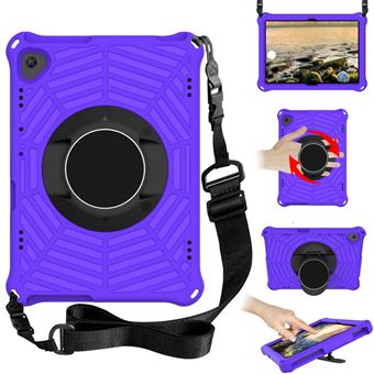 Capa e TPU com Suporte e Alça de ombro Roxo Magunivers para Lenovo Tab M10 FHD REL TB-X605FC/TB-X605LC 10.1 inch - 1