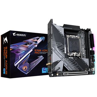Motherboard GIGABYTE B760I AORUS PRO | Preto - 1
