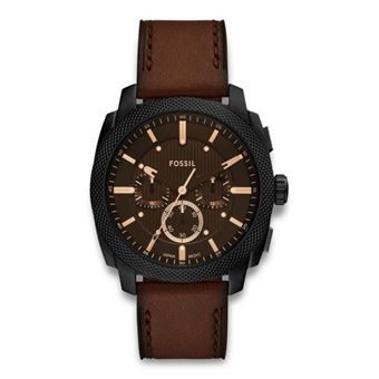 Relógio Masculino Fossil Machine Chronograph FS6101 | Castanho - 1