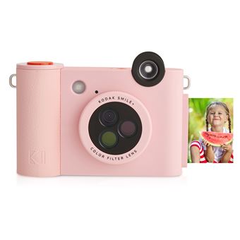 Câmara de Impressão Instantânea Kodak Smile+ | Rosa - 1