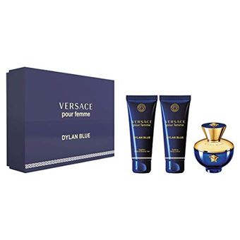 Conjunto de Perfume Feminino Versace Dylan Blue | 3 Produtos - 1
