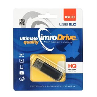 Pendrive Imro 16GB - Preto - 1