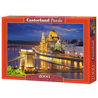 Puzzle Castorland Budapest, Hungary, City, Country Budapest view at dusk 2000 Peças - 1