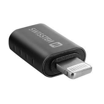 Adaptador OTG Lightning para USB Swissten | Transferência de dados e Carga - 1