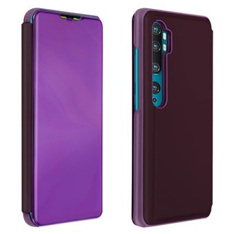 Capa Proteção Avizar para Xiaomi Mi Note 10 /10 Pro | Translúcida | Espelho | Suporte - Violeta