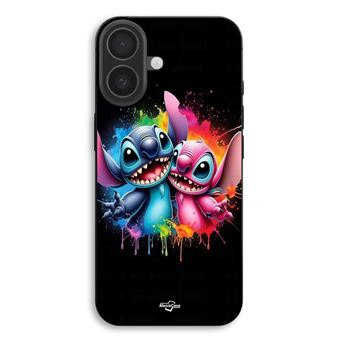 Capa Maniacase para iPhone 17 | Stitch Angel pintura colorida - 1
