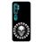 Capa Hapdey para Xiaomi Mi Note 10 - Note 10 Pro - CC9 Pro | Silicone Flexível em TPU | Design Escudo gótico com caveiras, grunge - Preto_0
