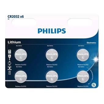 Pilha Philips CR2032P601B | Prateado - 1