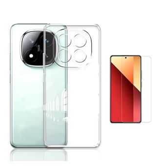 Kit Capa Super Proteção + Película de Vidro Temperado Gift4Me para Xiaomi Redmi Note 14 Pro | Transparente - 1
