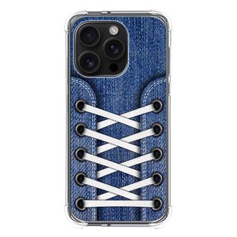 Capa de silicone TUMUNDOSMARTPHONE anti-choque para iPhone 16 Pro (6.3) | Design Tênis 01 - 1