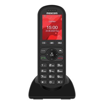 Telefone para Idosos MaxCom MM39D | Preto - 1