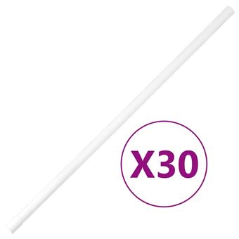 Calhas para cabos vidaXL | Ø25 mm | 30 m | PVC - 1