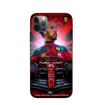 Capa Maniacase para Iphone 13 pro max Lewis Hamilton Ferrari oficial - 1