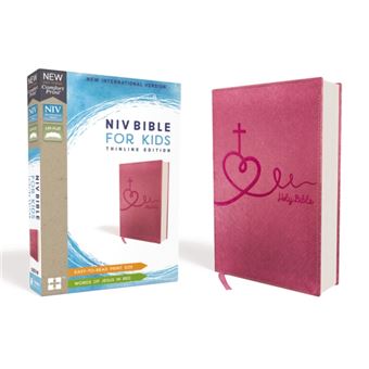 Niv Bible For Kids Leathersoft Pink Red Letter Edition Comfort Print Thinline Edition - 1
